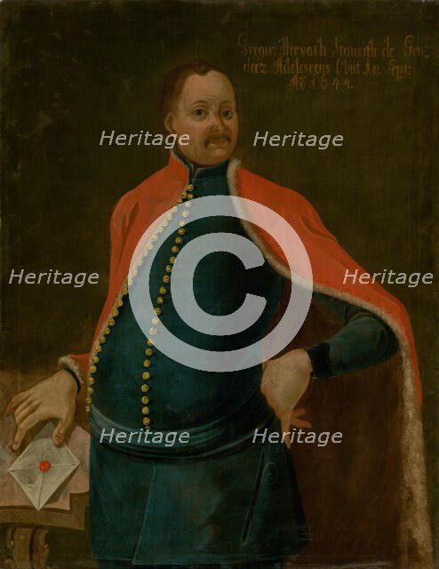 Gregor Horváth-Stancic, around 1750-1760. Creator: Unknown.