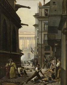 By morning on 29 July 1830, 1831. Creator: Carpentier, Paul Claude-Michel (1787-1877).