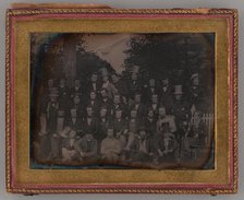 Untitled (Group Portrait of Men), 1848. Creator: Unknown.