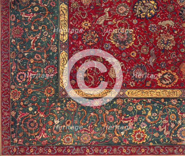 Persian carpet, c1550, (1926). Artist: Unknown