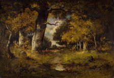 Woodland Scene, 1876. Creator: Narcisse Virgile Diaz de la Pena.