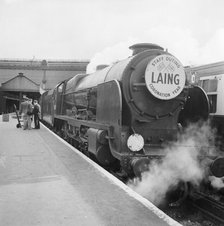 London Waterloo Station, York Road, Waterloo, Lambeth, London, 30/05/1953. Creator: John Laing plc.