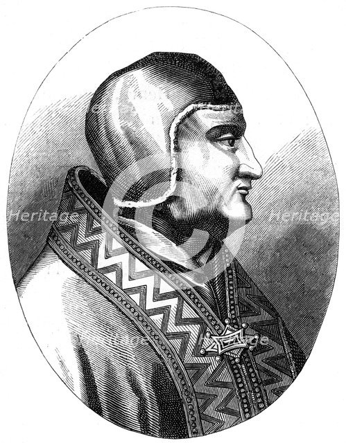 Pope Clement IV (d1268), 1849. Artist: Unknown