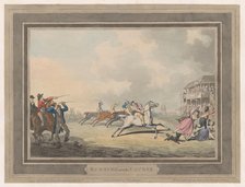 Running out of the Course, January 1, 1799., January 1, 1799. Creator: Thomas Rowlandson.