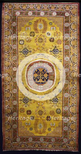 Carpet, China, Qing dynasty (1644-1911), late 18th/early 19th century. Creator: Unknown.