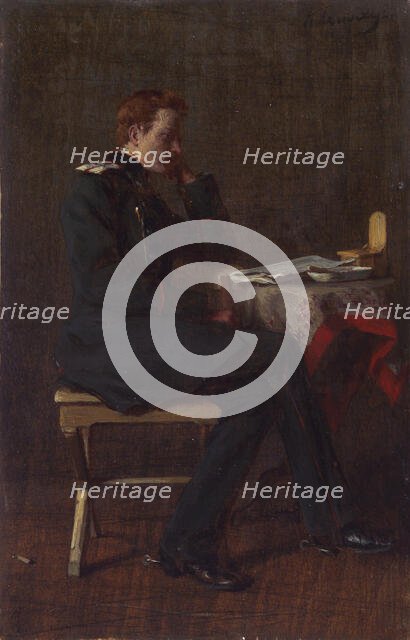 Portrait of Andrei Igelström, 1882. Creator: Kirill Lemokh.