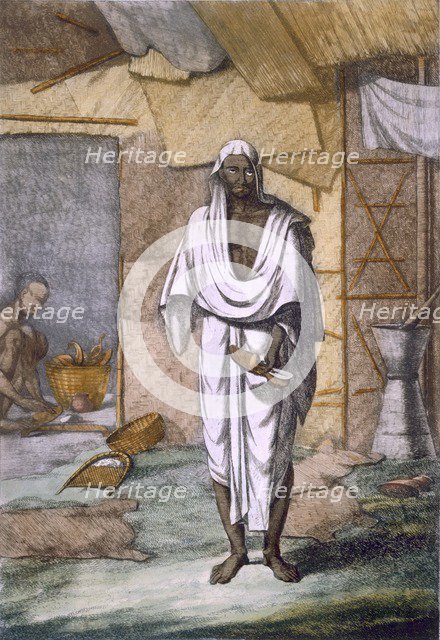 A cobbler, pub. 1808-12. Creator: Franz Balthazar Solvyns (1760-1824).