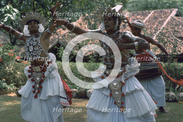 Sri Lankan dancers. Artist: CM Dixon Artist: Unknown