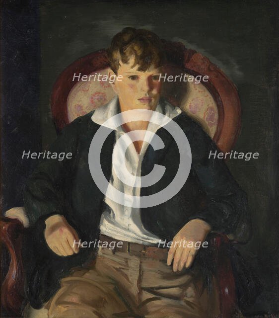 Portrait of a Boy, 1921. Creator: George Wesley Bellows.