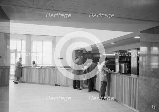 Lamont Library, Harvard University, Cambridge, Massachusetts, 1949. Creator: Gottscho-Schleisner, Inc.