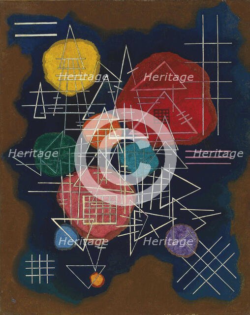 Verschleiertes Glühen (Veiled Glow), 1928. Creator: Kandinsky, Wassily Vasilyevich (1866-1944).