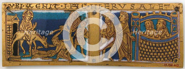 Plaque from a Portable Altar with Scenes from the Life of Jesus, German, ca. 1160-80. Creator: Unknown.