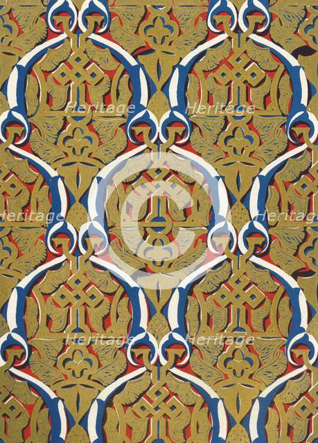 'Ornaments in panels, Court of the Mosque', 1907.  Creator: Unknown.