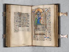 Book of Hours (Use of Paris): Fol. 108r, The Pentecost, c. 1420. Creator: The Bedford Master (French, Paris, active c. 1405-30), possibly studio or workshop of.