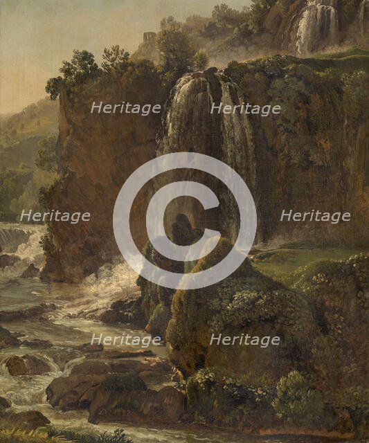 Waterfall at Tivoli, 1793. Creator: Simon Alexandre Clement Denis.