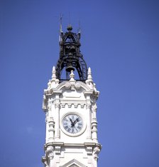 City Hall of Valencia, clock detail.