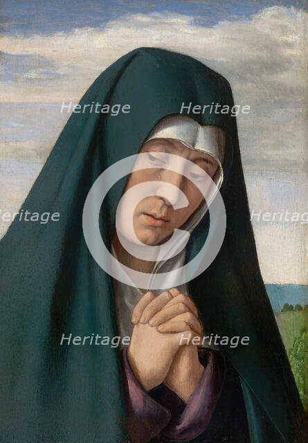 Fragment from Christ Carrying the Cross: Mourning Virgin, 1500/05. Creator: Jean Hey.