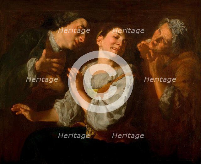 The Seduction, c1752. Creator: Traversi, Gaspare (1732-1769).