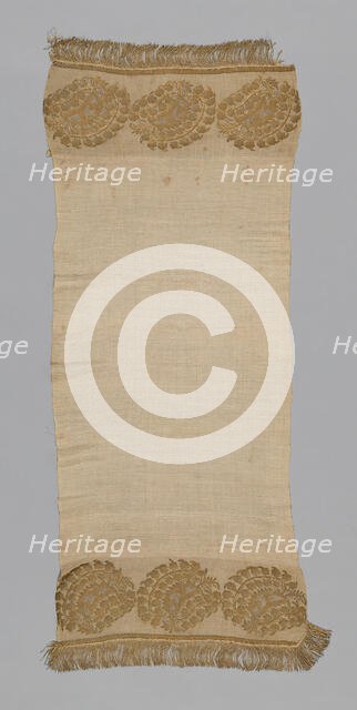 Towel or Napkin, Turkey, 1850/1900. Creator: Unknown.