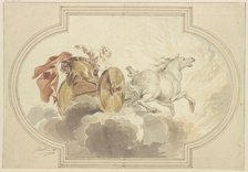 Elias goes heavenwards, c1726. Creator: Jacob de Wit.