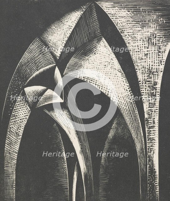 Design of arches, 1926. Creator: Paul Nash.