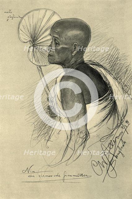 Nim - a Siamese grandmother, Bangkok, 1898.  Creator: Christian Wilhelm Allers.