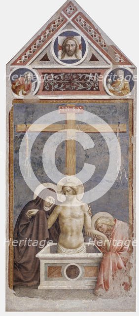 Pietà, 1424. Creator: Masolino da Panicale (1383-ca 1440).