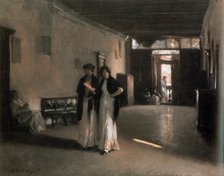 Venetian Interior, c1881-1882. Creator: Sargent, John Singer (1856-1925).