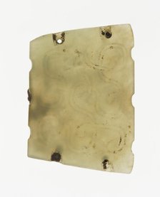 Plaque with Interlinked Scrolls, Eastern Zhou period, 7th century B.C. Creator: Unknown.