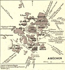 ''Un plan de grande ville soudanaise: Abecher; L'Ouest Africain', 1914. Creator: Unknown.