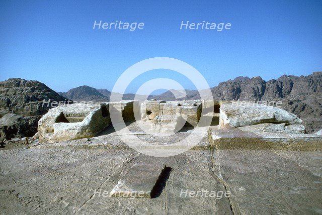 High place of sacrifice on the Attuf ridge. Artist: Unknown