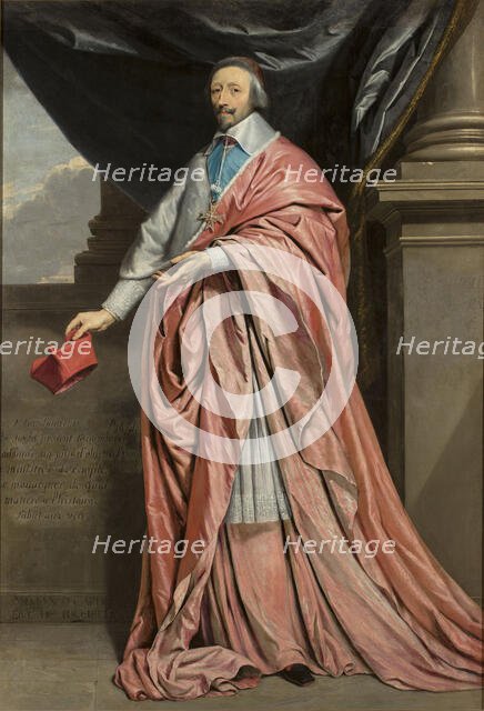 Cardinal de Richelieu, c1640. Creator: Champaigne, Philippe, de (1602-1674).