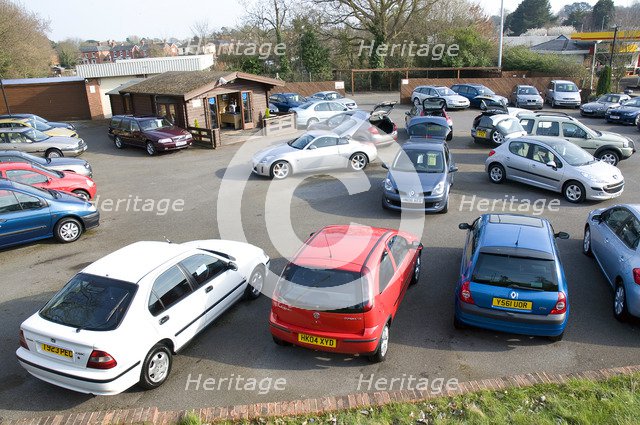 Used Car Dealership Forecourt 2009 Artist: Unknown.