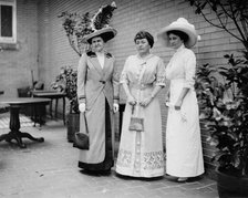 Mrs. Rob't Crain, Mrs. Norman E. Mack, Mrs. Tom Taggart, 1912. Creator: Bain News Service.