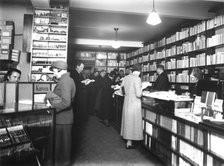 The bookshop at Trelleborg, Sweden, 1933. Artist: Unknown