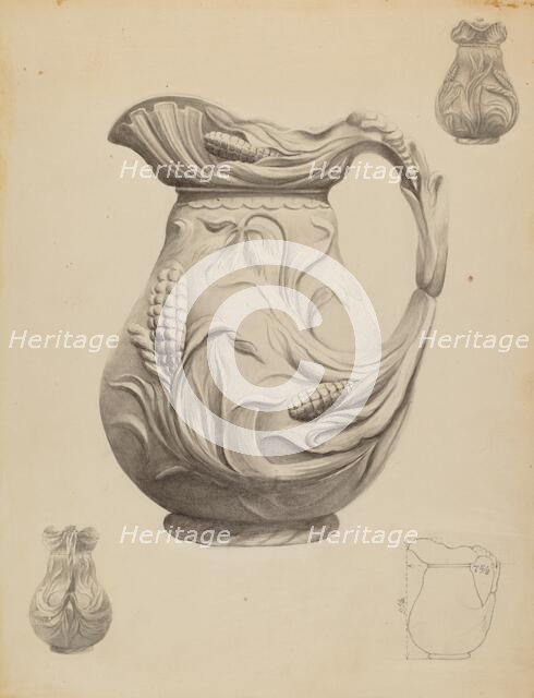 Pitcher, c. 1936. Creator: Louis Annino.