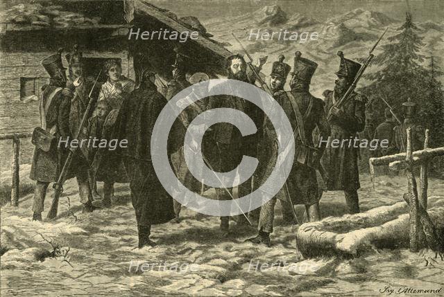 'Capture of Andrew Hofer (1810)', 1890.   Creator: Unknown.
