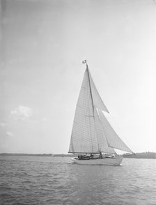 Sailing yacht 'Blue Peter', 1934. Creator: Kirk & Sons of Cowes.