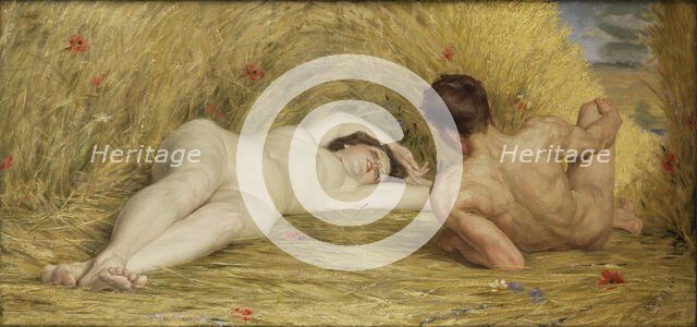 Idylle d'été (Summer idyll), 1918. Creator: Levêque, Auguste (1866-1921).