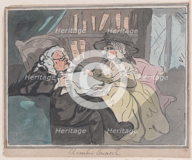 A Counselor's Opinion After He Had Retired From Practice, ca. 1780-94., ca. 1780-94. Creator: Unknown.