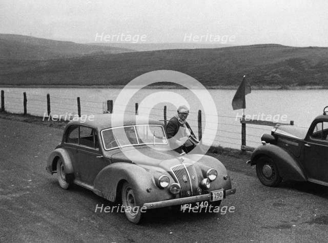 1949 AC 2 litre two door saloon. Creator: Unknown.