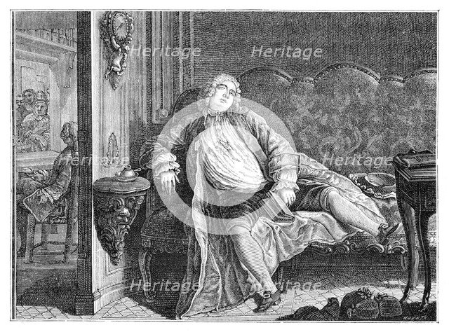 Satirical Composition Of Dumesnil, (1885). Artist: Unknown