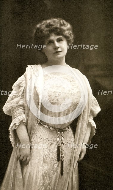 Marie Corelli, British novelist, 1909.Artist: Gabell