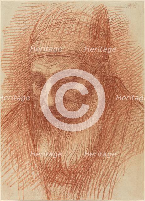 Head of a Priest. Creator: Alphonse Legros.