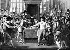 Expulsion of Members by Cromwell, 1653, (18th century). Artist: Unknown