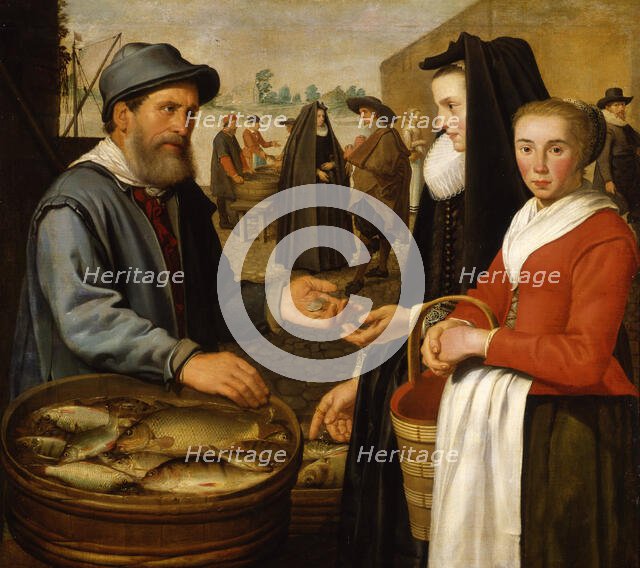 The fish market, 1627. Creator: Cuyp, Jacob Gerritsz (1594-1651).