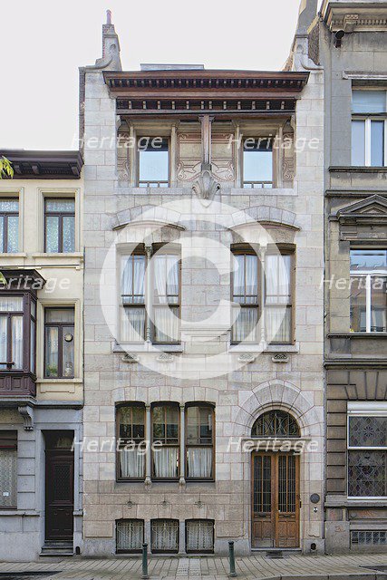 Maison Autrique, 206 Chausee de Heacht, Brussels, Belgium, (1893), c2014-2017. Artist: Alan John Ainsworth.