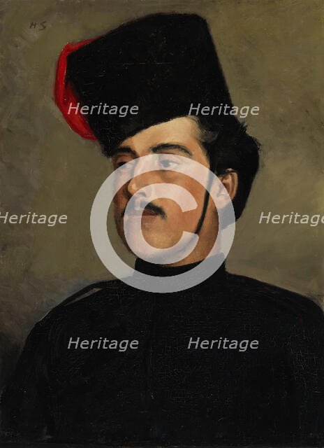 The Cossack (The Beautiful Cossack), 1878. Creator: Helene Schjerfbeck.