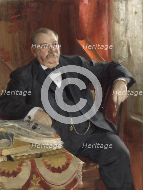 Grover Cleveland, 1899. Creator: Anders Leonard Zorn.