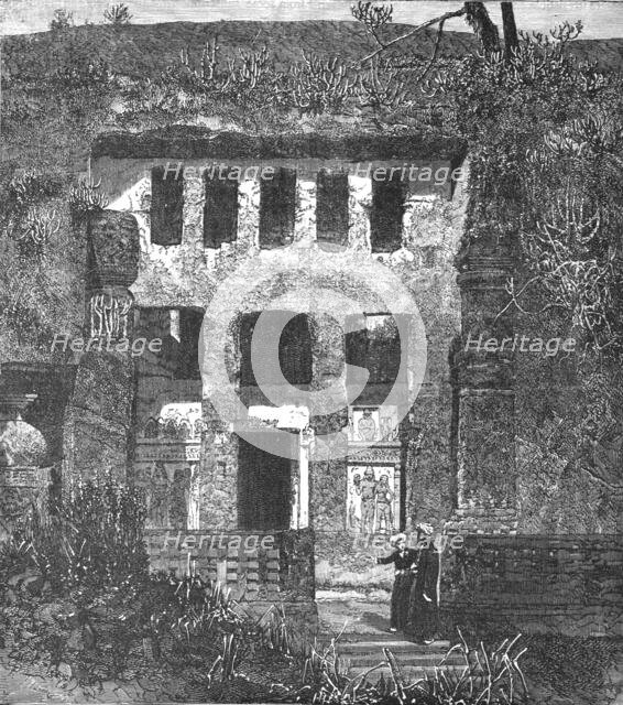 'Principal Cavern of Kanheri; Notes on the Ancient Temples of India', 1875. Creator: Unknown.